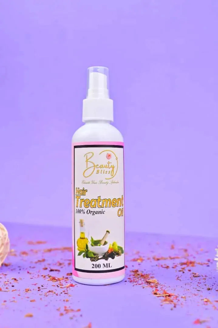 Pack Of 2 Hair Treatment Oil + Shampoo FREE 100% Organic 200 ML - Beauty Bliss