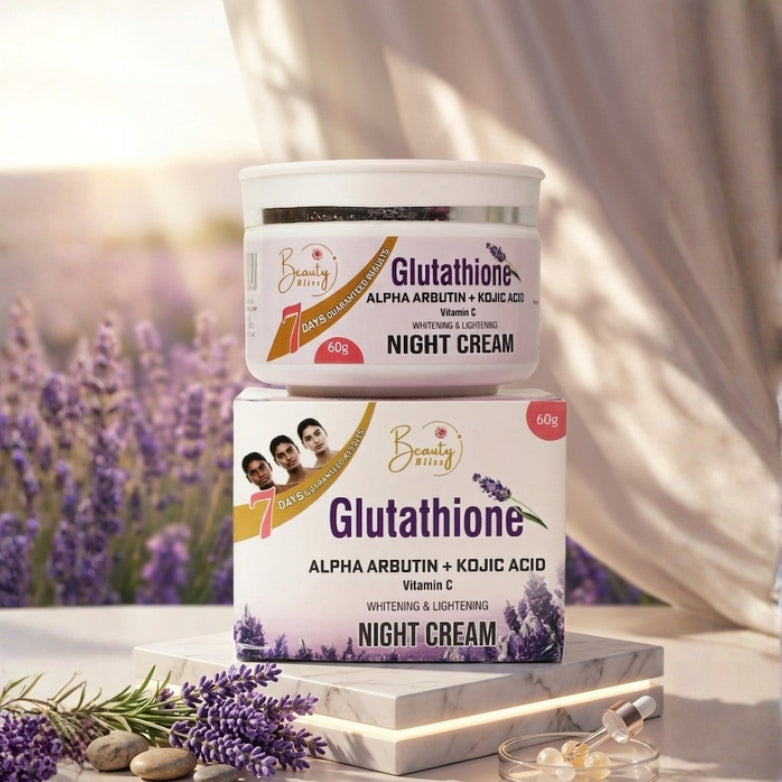 Glutathione Night Cream With Free Eid Gift Skin Polisher